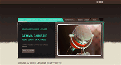 Desktop Screenshot of gemmachristie.com